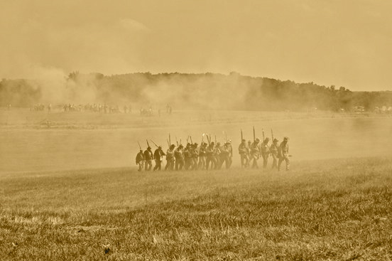 Reenactment at Gettysburg, Pa. 2011<br>Photograph: D.Valenza 