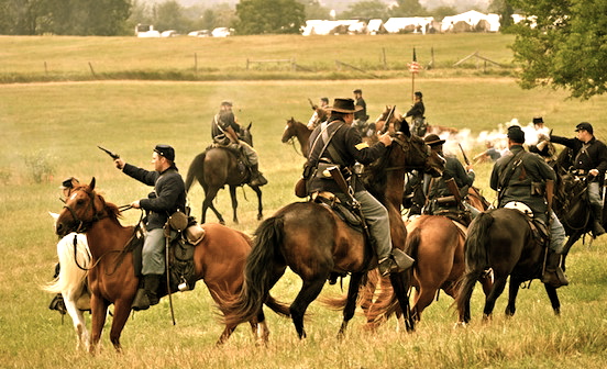  Reenactment at Gettysburg, Pa. 2011<br>Photograph: D.Valenza