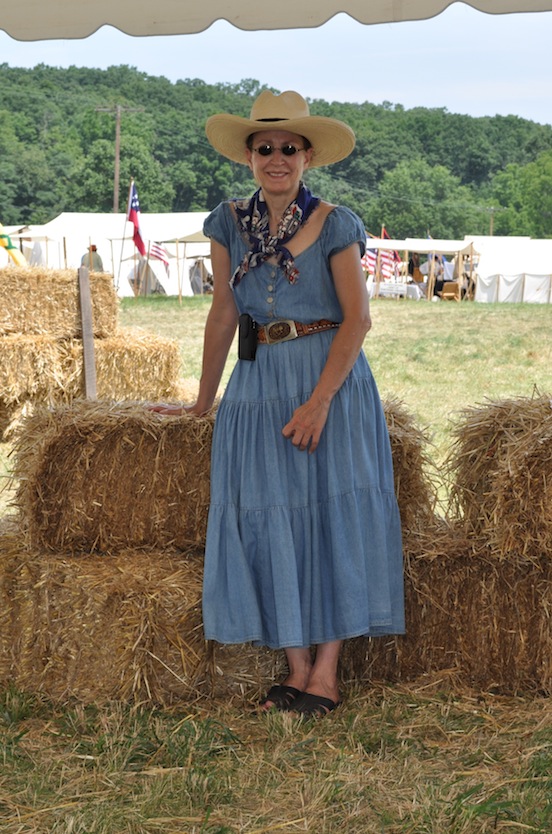 2012  D.E. Valenza, Gettysburg, Pa <br>She is wearing the Oval Small 