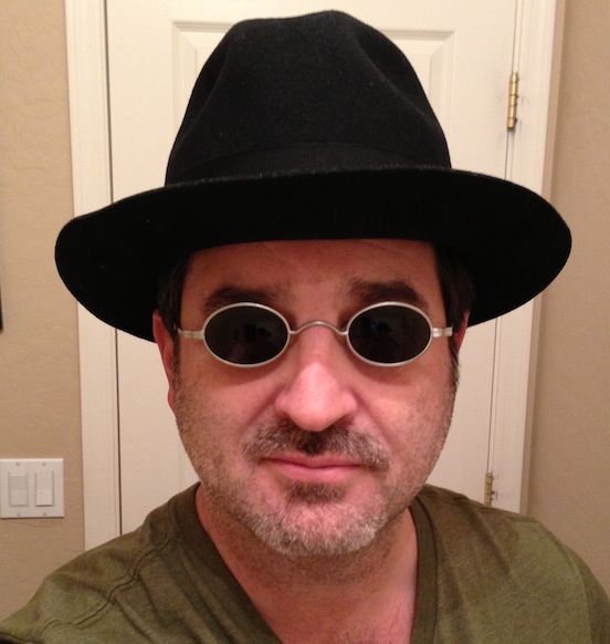 David Spitzer, Arizonia<br>David is wearing the 1835-80 Oval Large with dark protective lenses