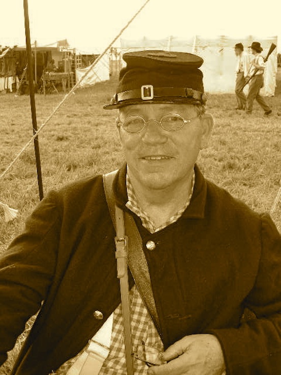 John Eads from Durham, NC <br>John visited us under the tent at the 150th Gettysburg