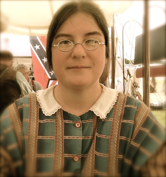 Leslie Anderson from Indiana<br>at the 150th Gettysburg
