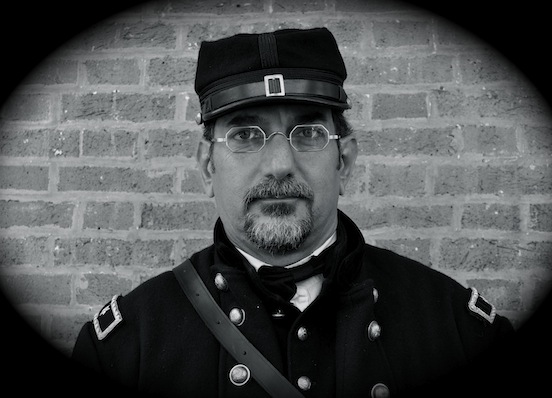 General John F. Hartranft as portrayed by John Schlotter<br>Photograph: D. Valenza