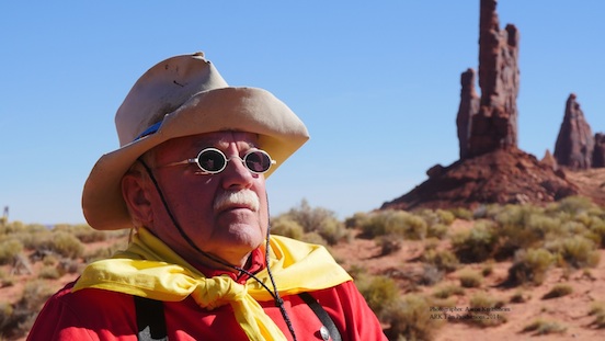 Robert 'Doc' Crabb<br>Trail Guide, Doc Crabb,of Great American Adventures on horseback ride through Monument Valley. 
