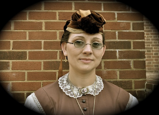 Amy Marie Beechler Portraying Laura Ratciffe Confederate spy<br>Photograph: D. Valenza