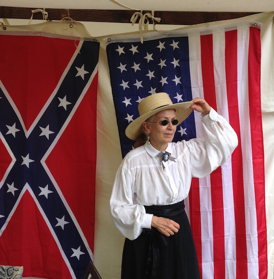 Doreen Valenza<br>At the N.J.Civil War Heritage Association Encampment, Allaire State Park, May 2015