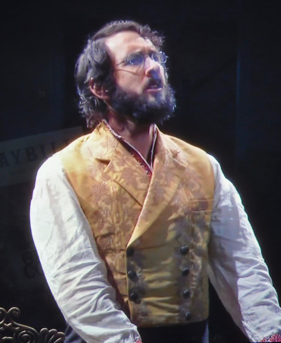 Josh Groban on Broadway in The Great Comet of 1812<br>This photo was not taken at the performance.