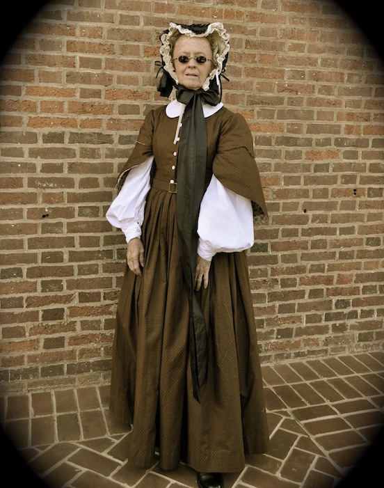 Lynda Kerr, portraying Mrs. Louise Longstreet,Gathering of Civil War Eagles, Winchester, Va. 2012<br>