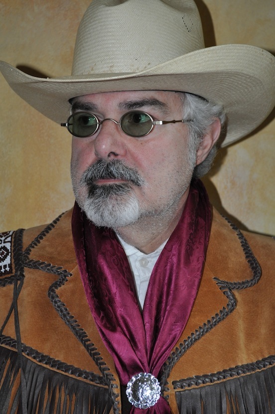 Tommy Specs wearing Historic EyeWear Company 1835-80 Oval Large Virginia City Gold Dust<br>