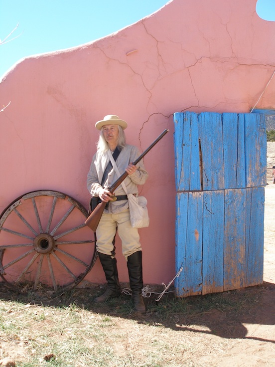 Reenactor at Glorieta Pass, New Mexico  2012<br>